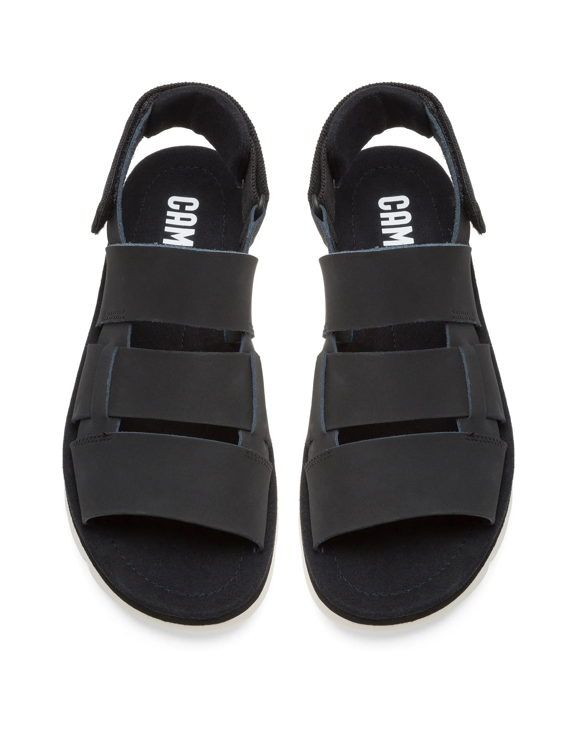 Camper Men's Oruga Sandal in Black