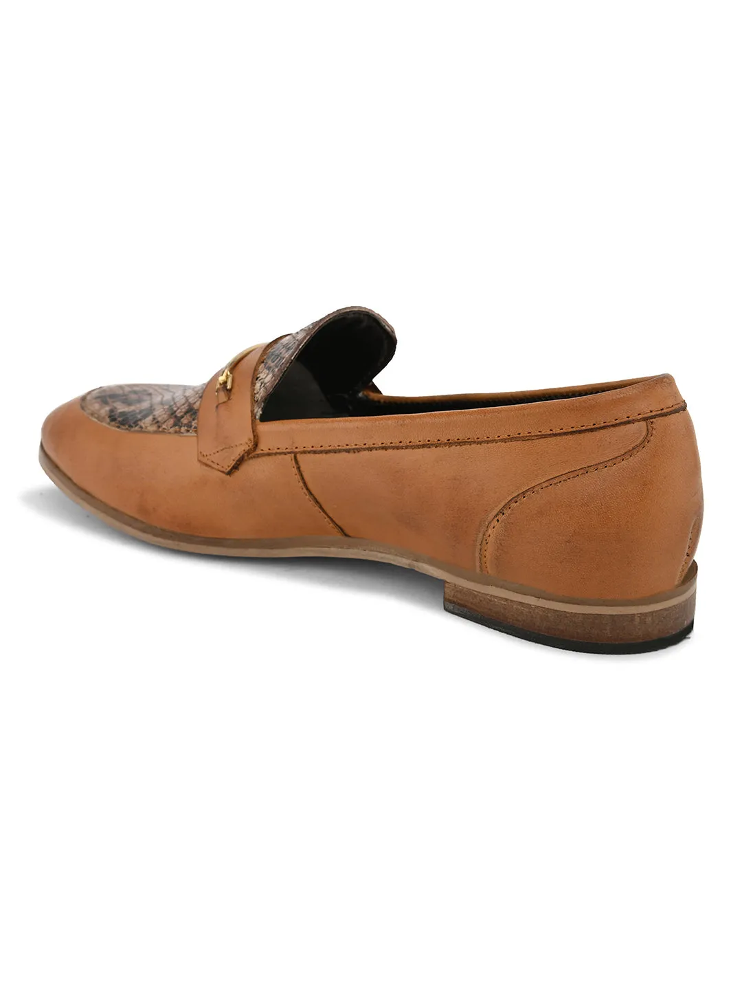 CARLO ROMANO BY WASAN BROWN COLOUR MOCCASIN SHOE FOR WOMEN
