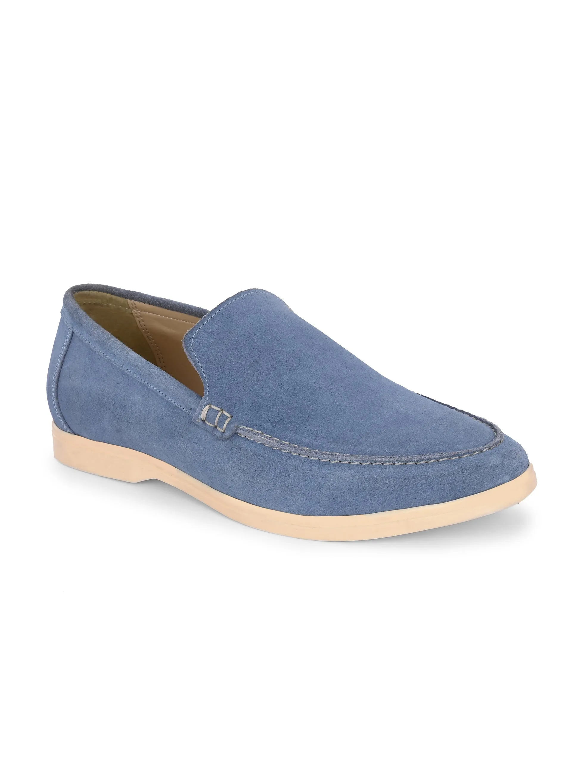 Carlo Romano Suede Leather Moccasin Loafer Shoes For men