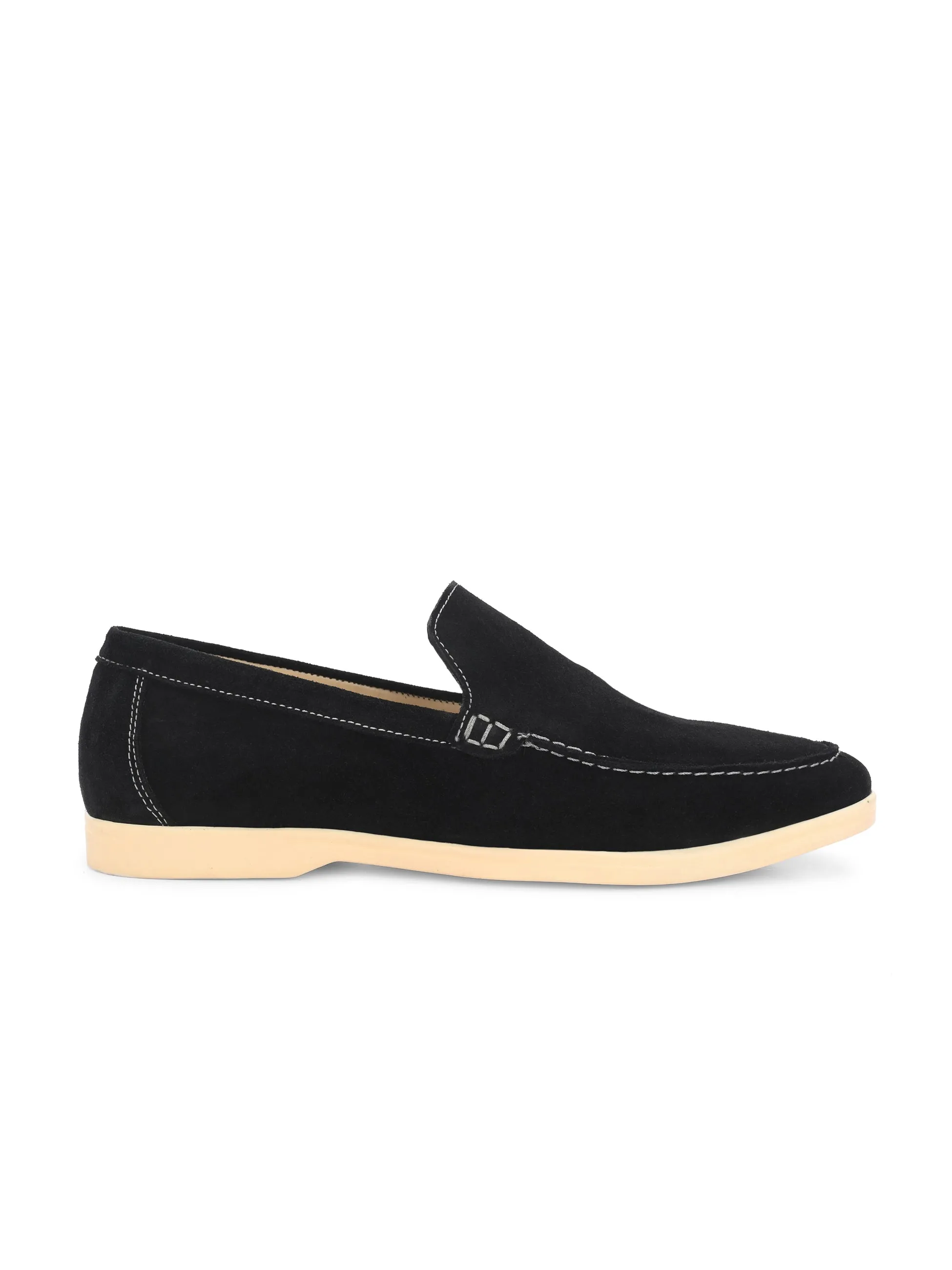Carlo Romano Suede Leather Moccasin Loafer Shoes For men