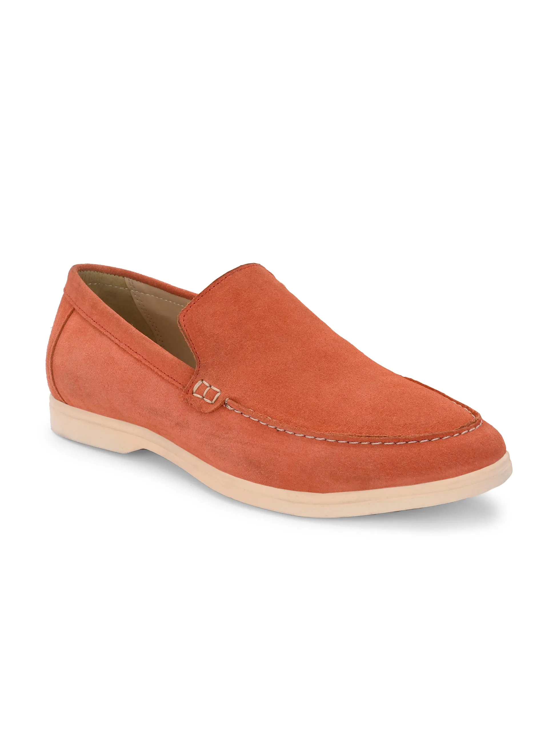 Carlo Romano Suede Leather Moccasin Loafer Shoes For men