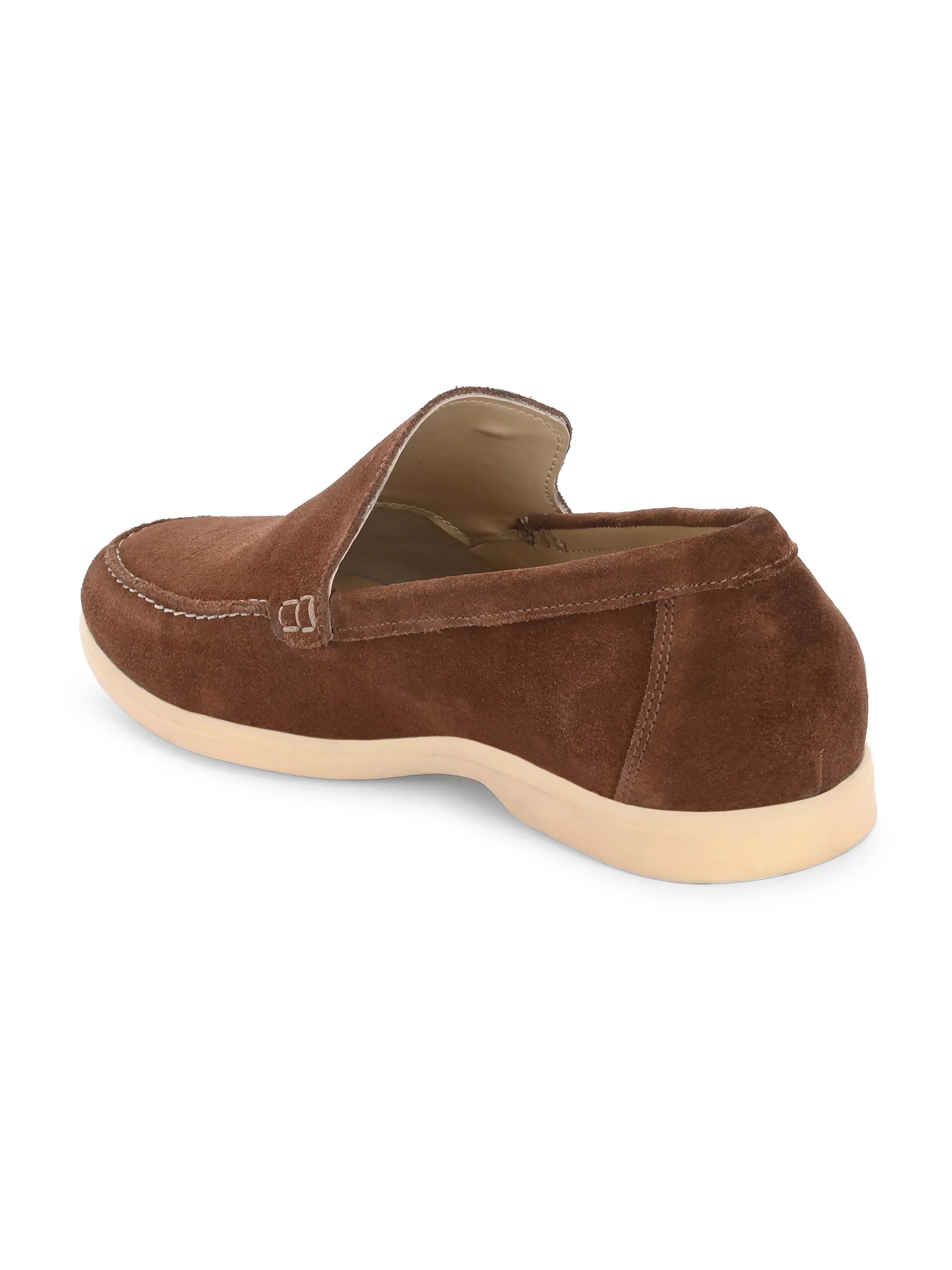 Carlo Romano Suede Leather Moccasin Loafer Shoes For men