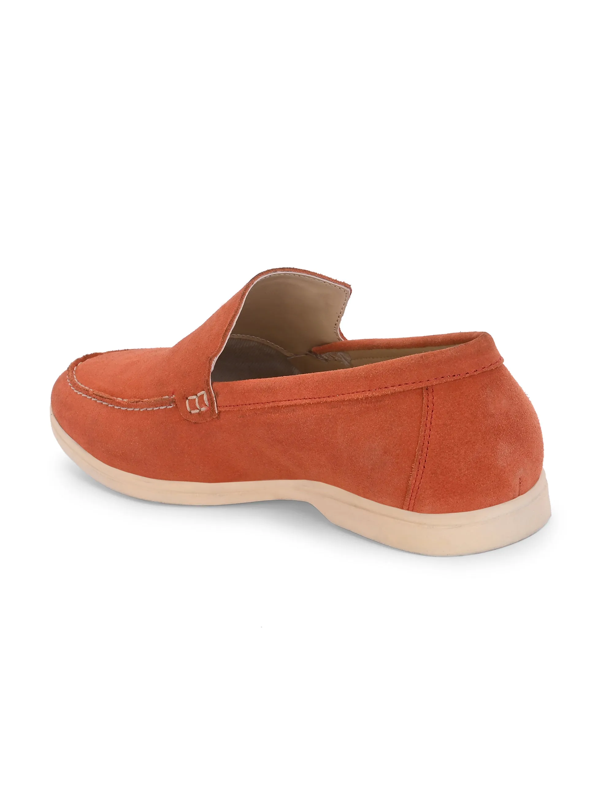 Carlo Romano Suede Leather Moccasin Loafer Shoes For men