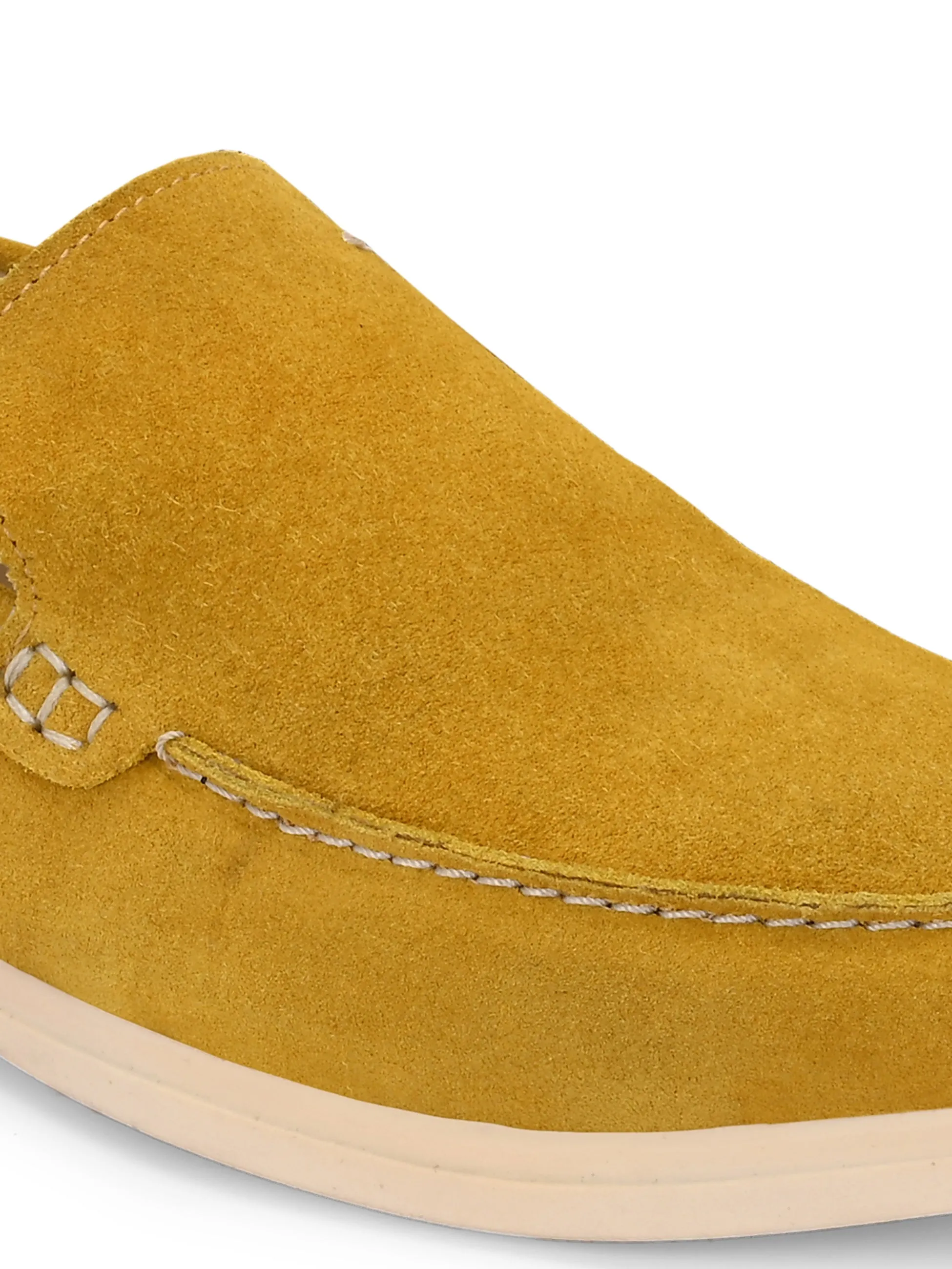 Carlo Romano Suede Leather Moccasin Loafer Shoes For men