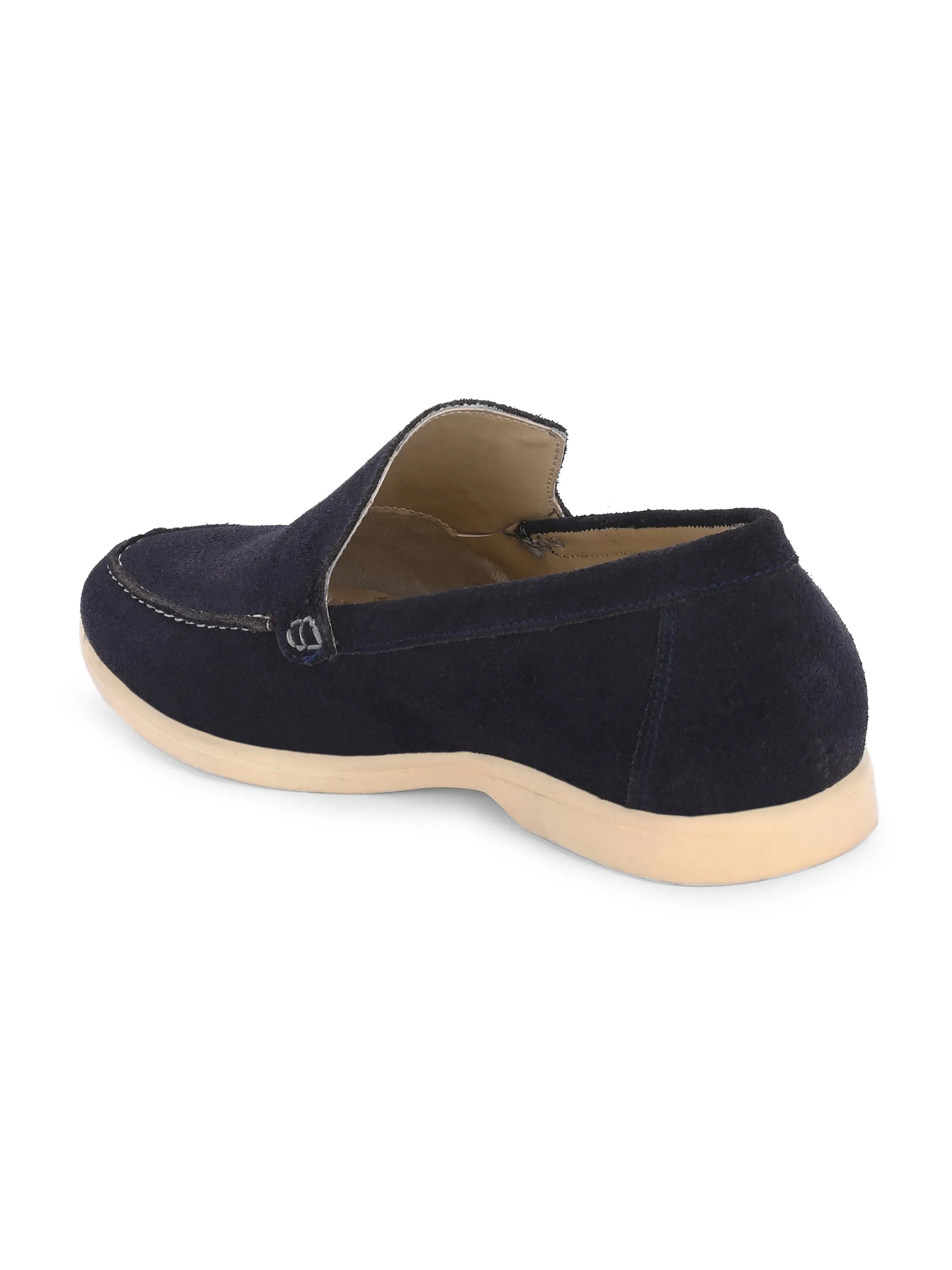 Carlo Romano Suede Leather Moccasin Loafer Shoes For men