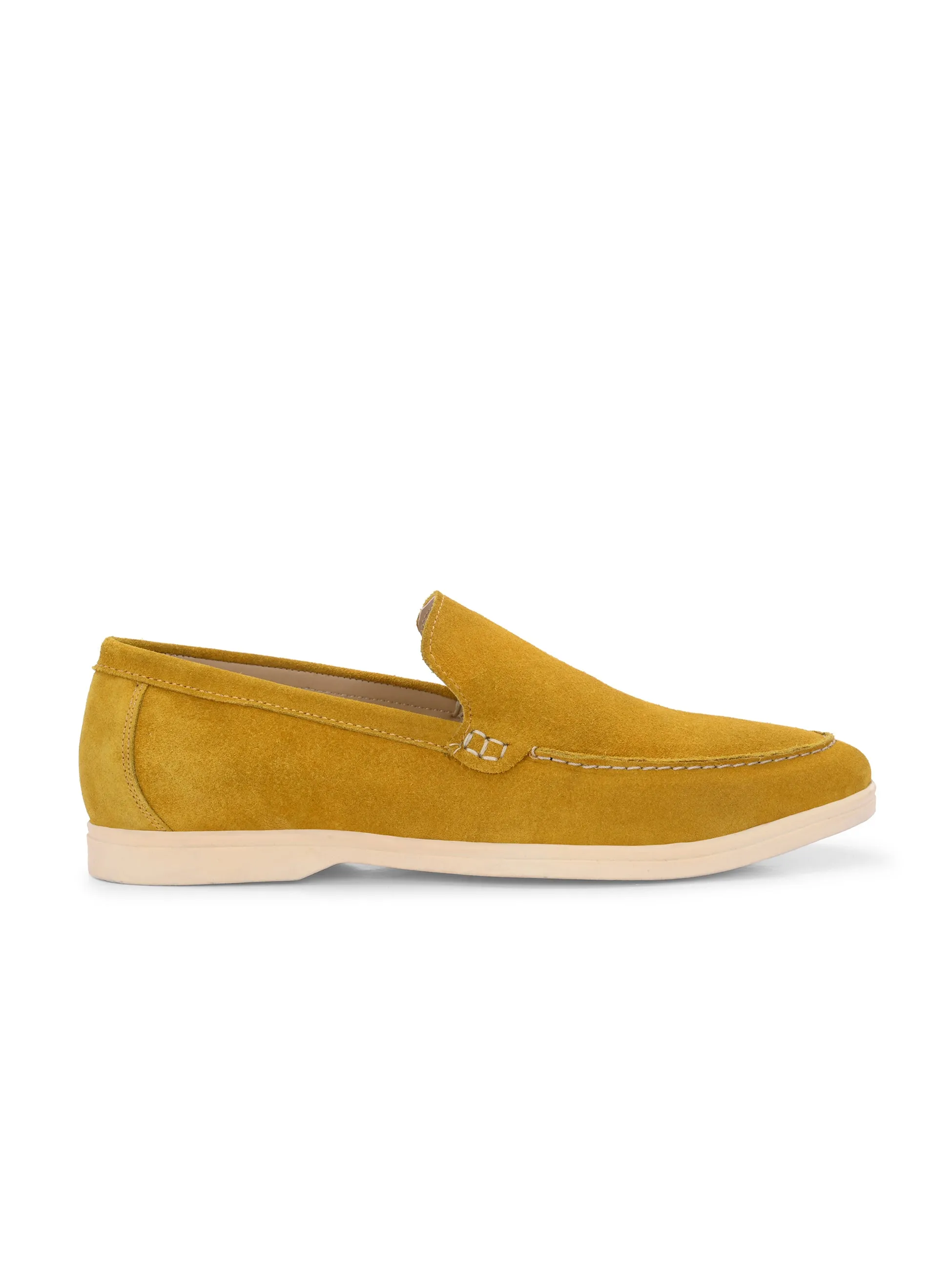 Carlo Romano Suede Leather Moccasin Loafer Shoes For men
