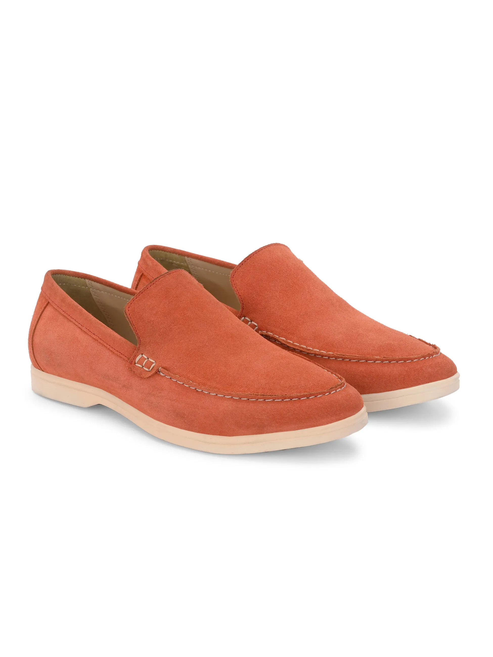 Carlo Romano Suede Leather Moccasin Loafer Shoes For men