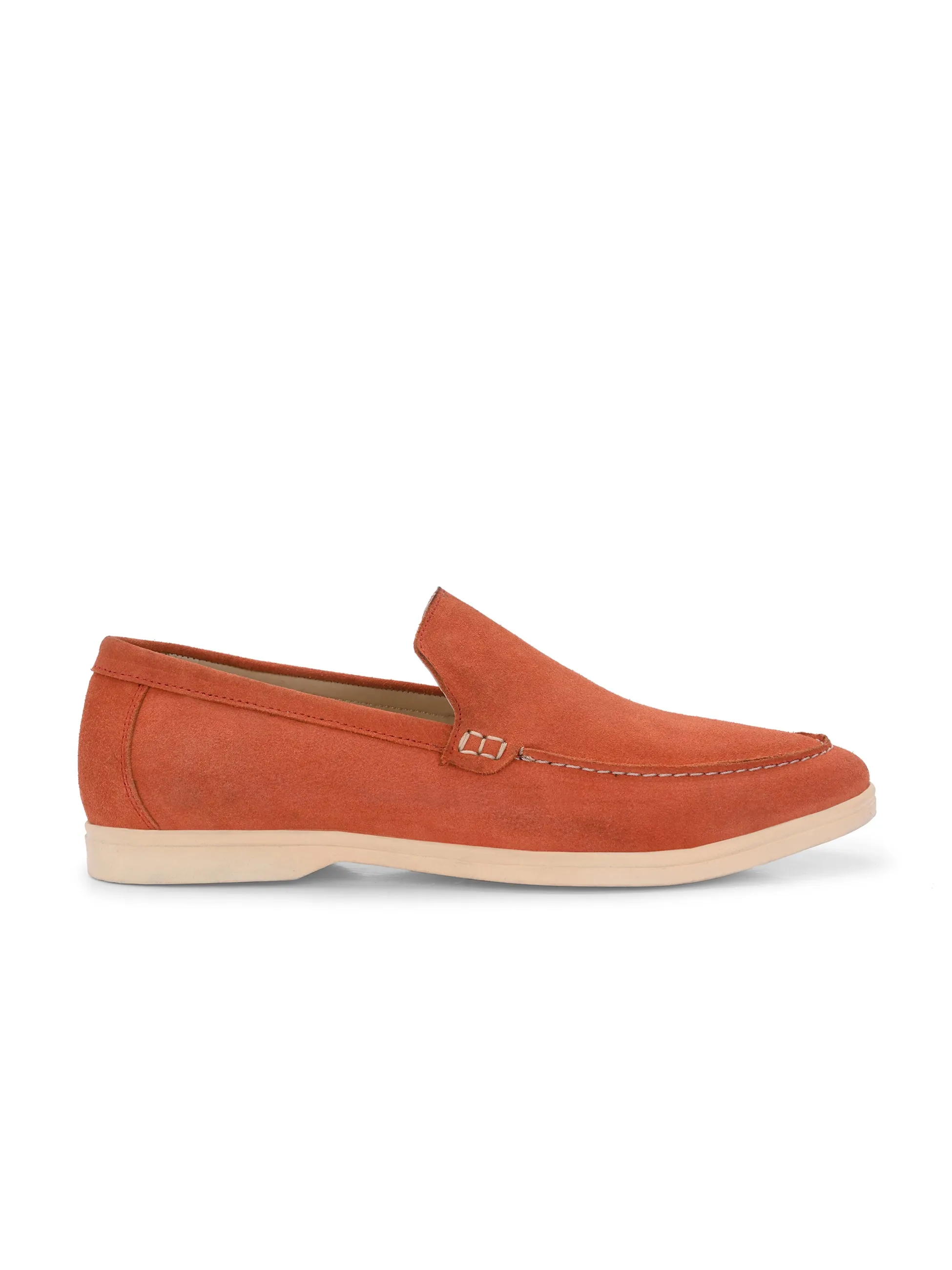 Carlo Romano Suede Leather Moccasin Loafer Shoes For men