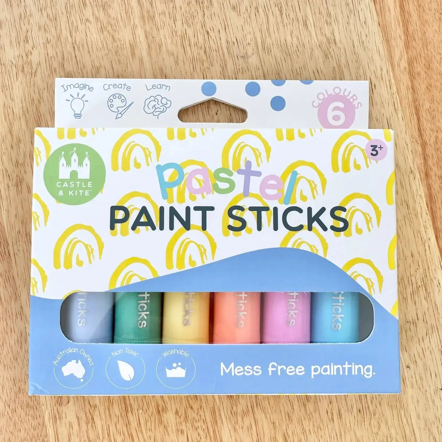 Castle & Kite Pastel Paint Sticks Pack of 6