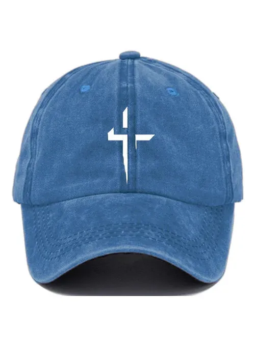 Casual Cross Print Baseball Cap
