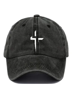 Casual Cross Print Baseball Cap