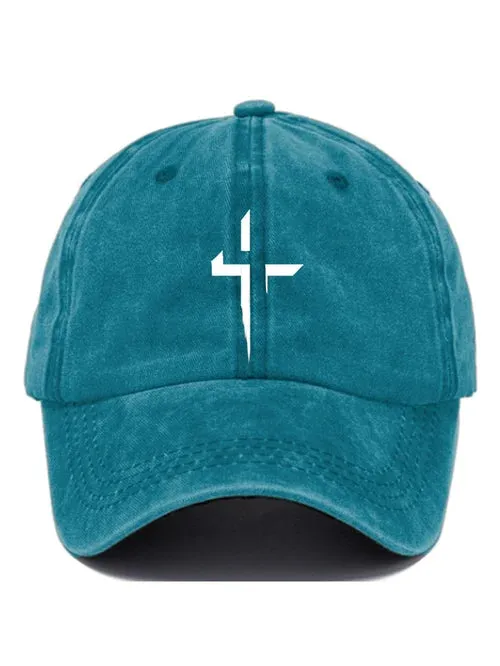 Casual Cross Print Baseball Cap