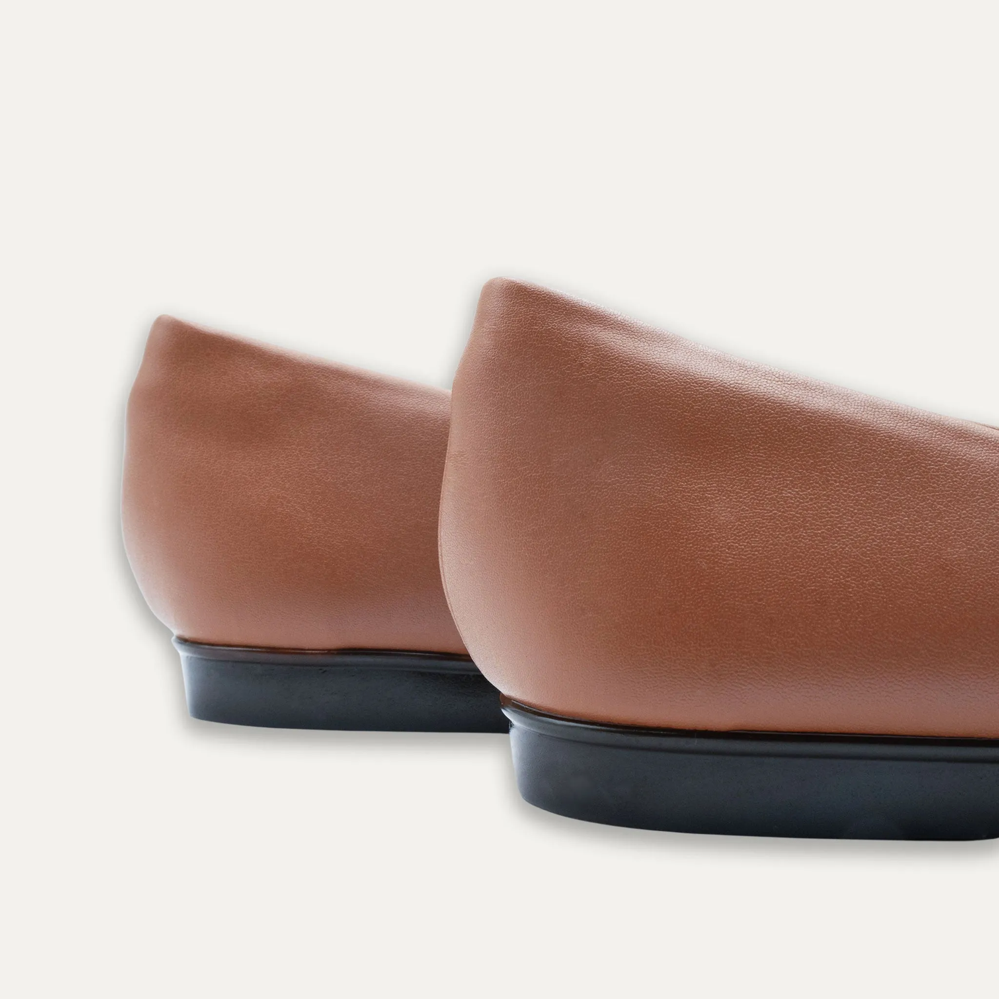 Catalina Crystal Bow Whisky Ballet Flats