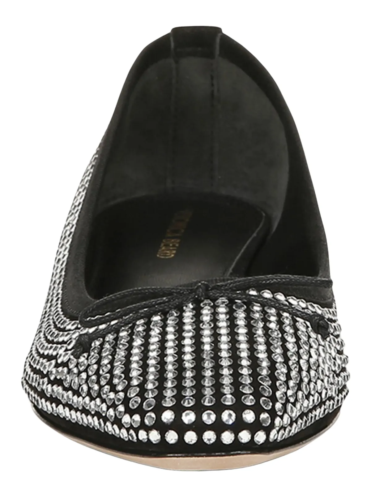 Cecile Crystal Bow Ballerina Flats