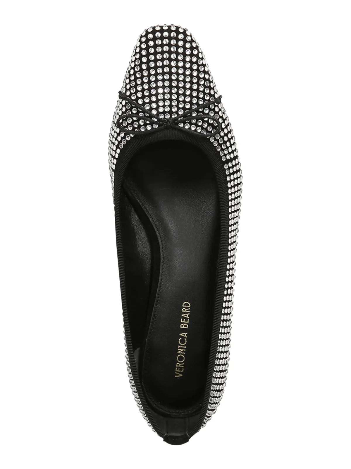 Cecile Crystal Bow Ballerina Flats