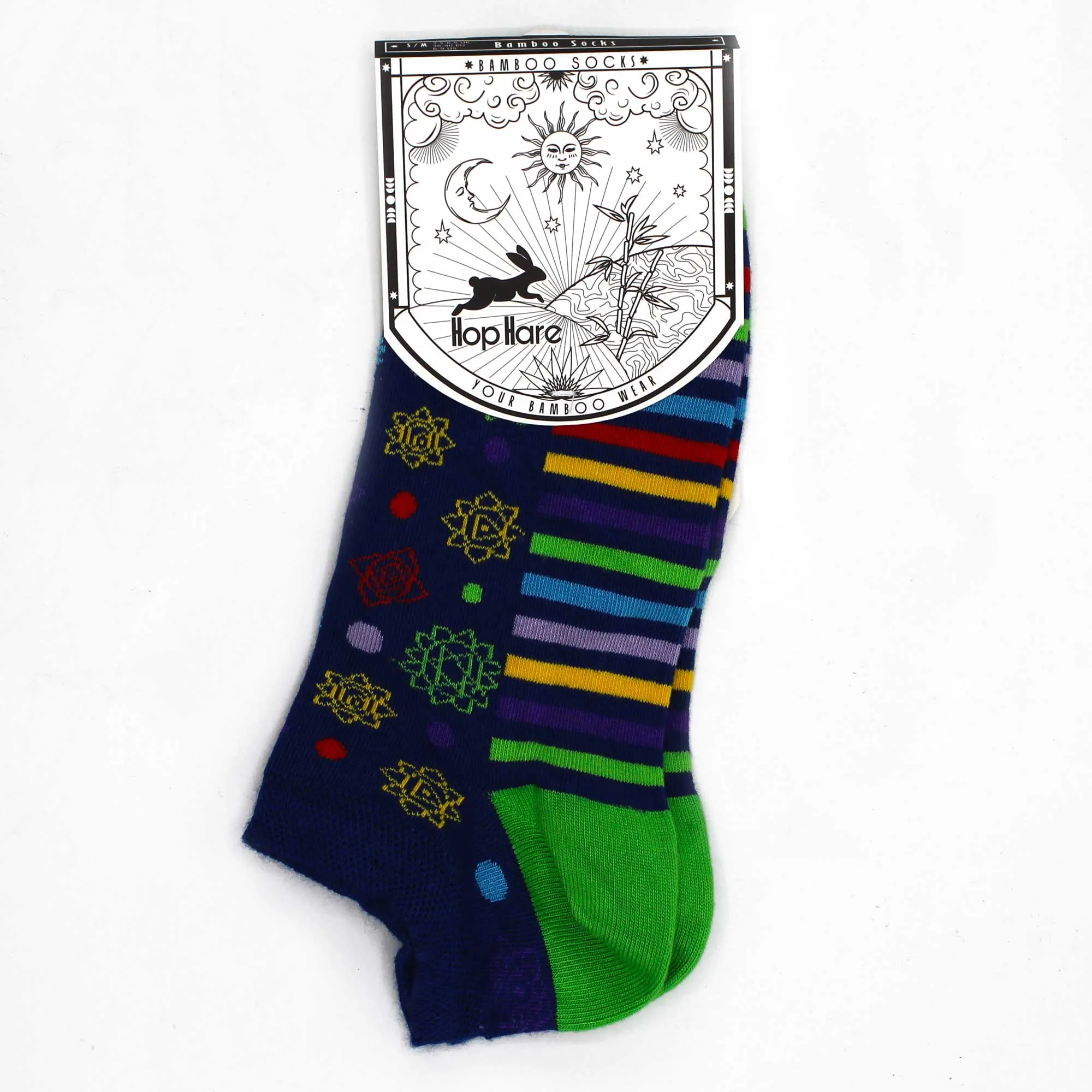 Chakra Socks Low  M/L 7.5-11.5 - 7 Chakra