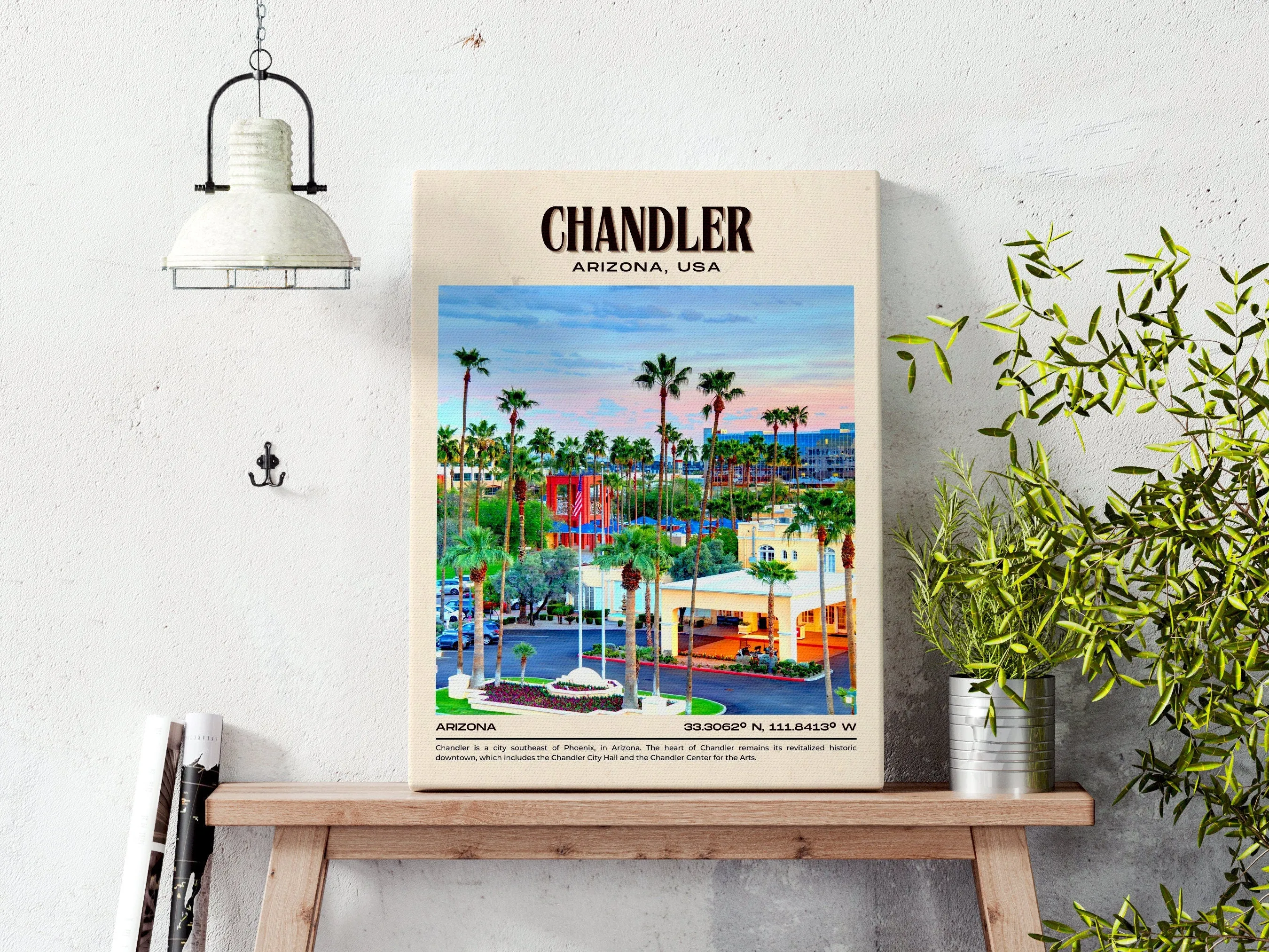 Chandler Vintage Wall Art, Arizona, USA