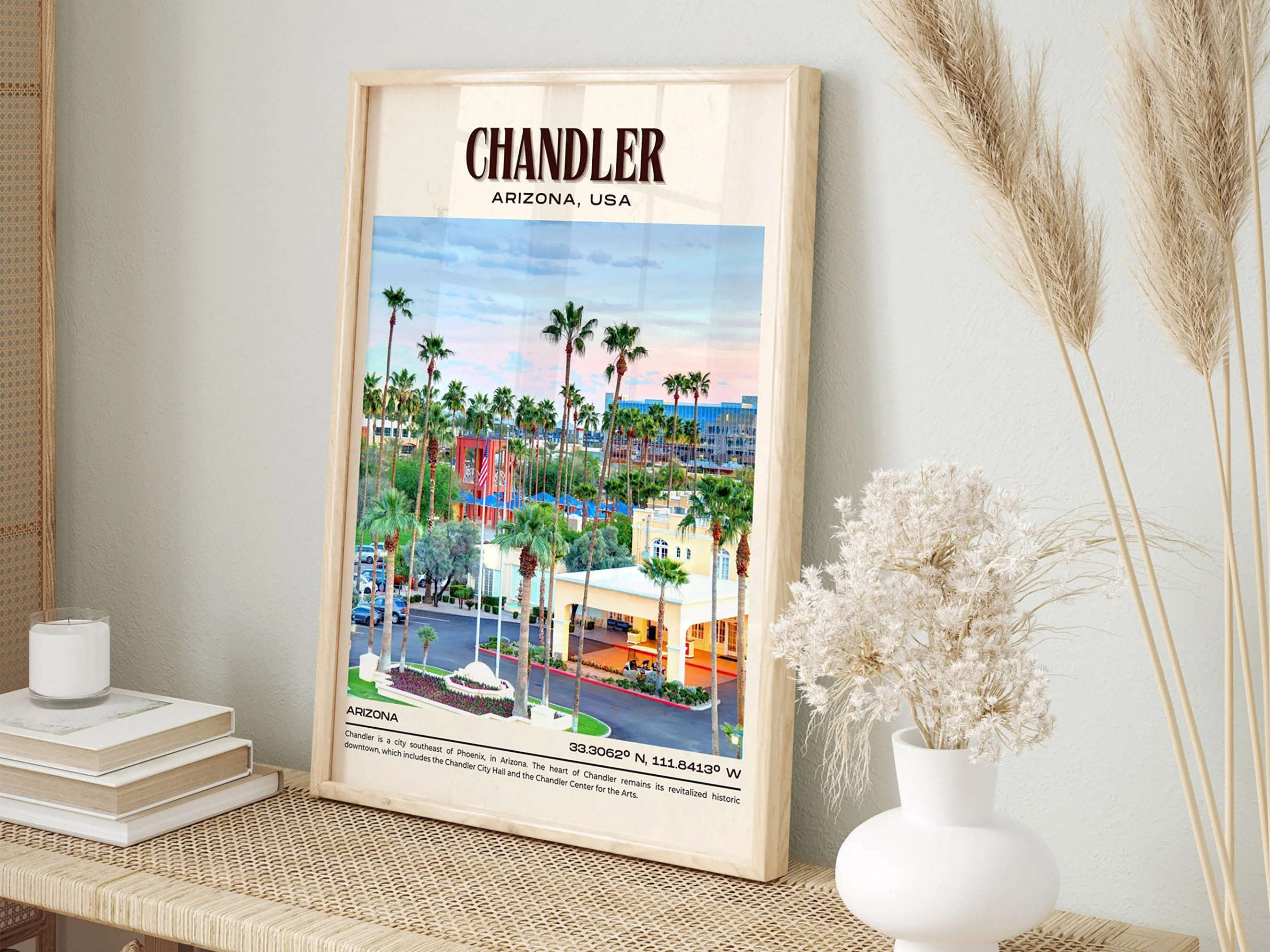 Chandler Vintage Wall Art, Arizona, USA