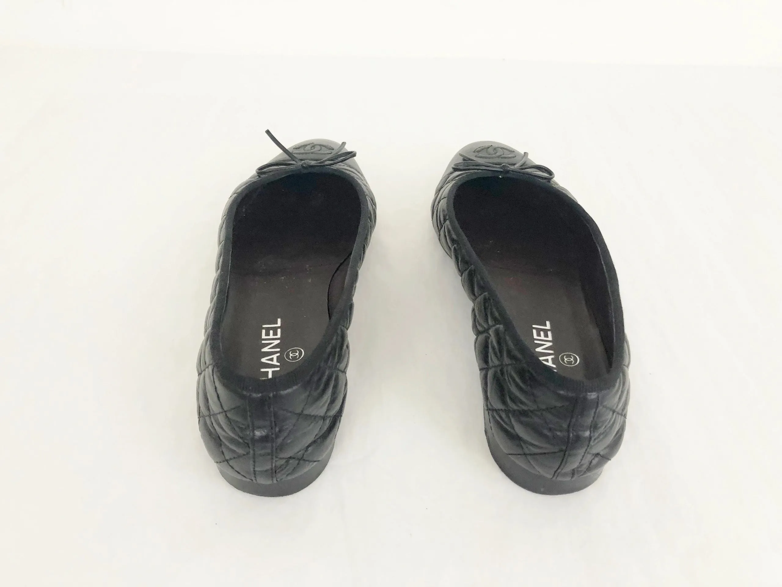 Chanel Quilted Ballet Flats Size 42 It (12 Us)