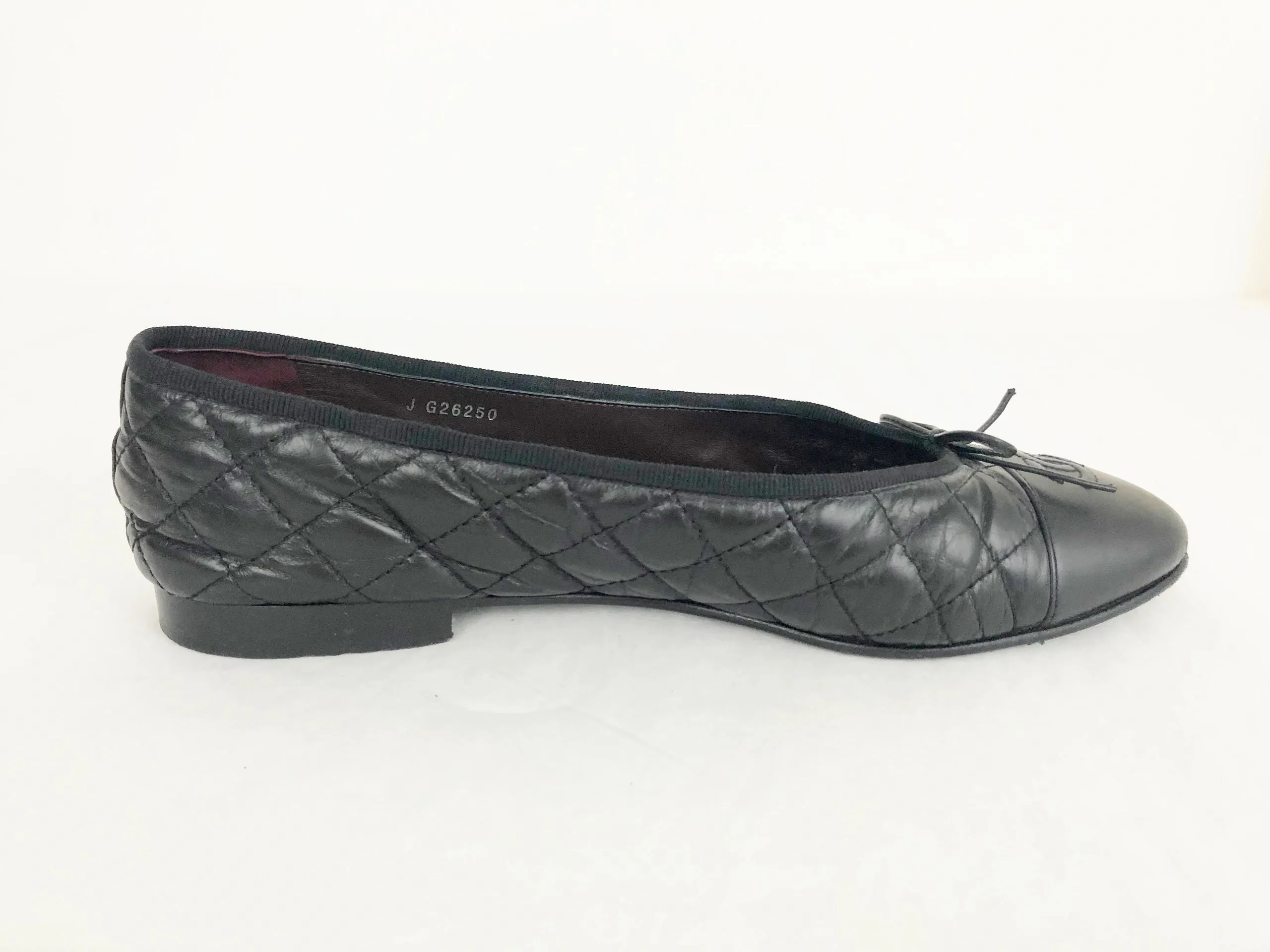 Chanel Quilted Ballet Flats Size 42 It (12 Us)