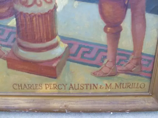 Charles Percy Austin Classical Roman Landscape Painting