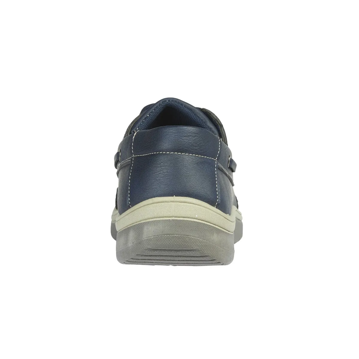 Charles Southwell Falmouth Men's Lace up Moccasin Boat Shoe Navy