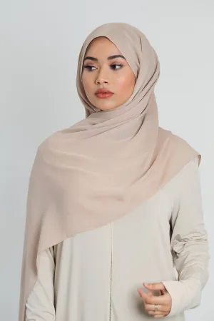 Chiffon Scarf | Light Mink