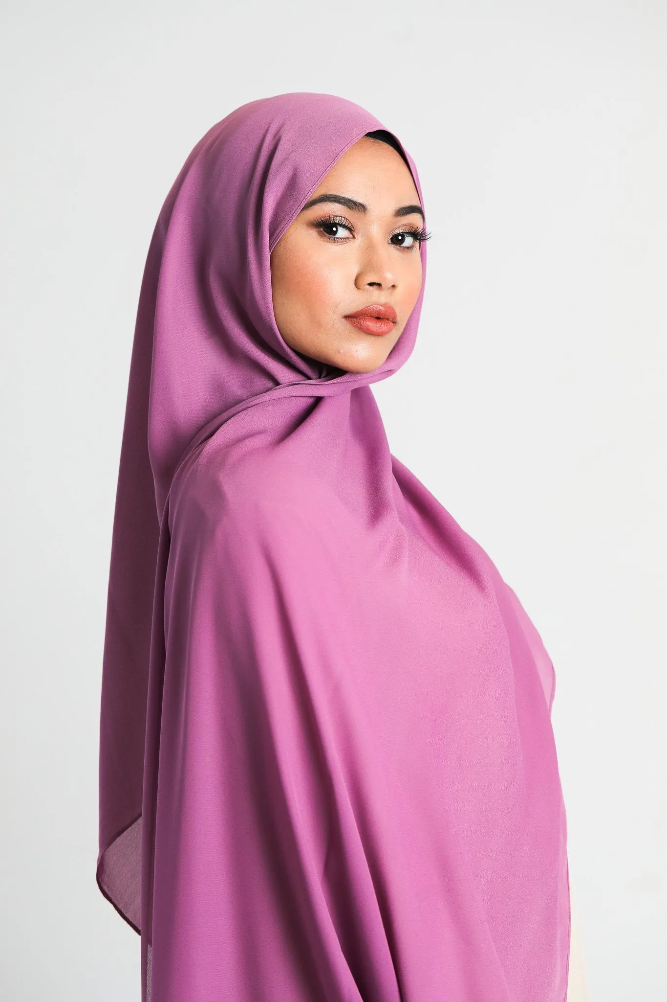 Chiffon Scarf | Purple