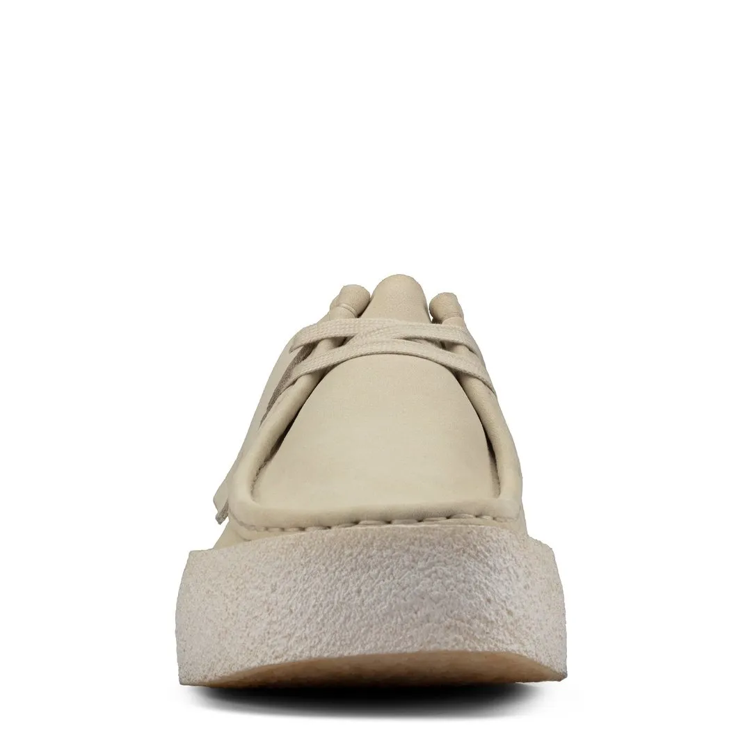 Clarks Men's Shoes Wallabee Cup White Nubuck