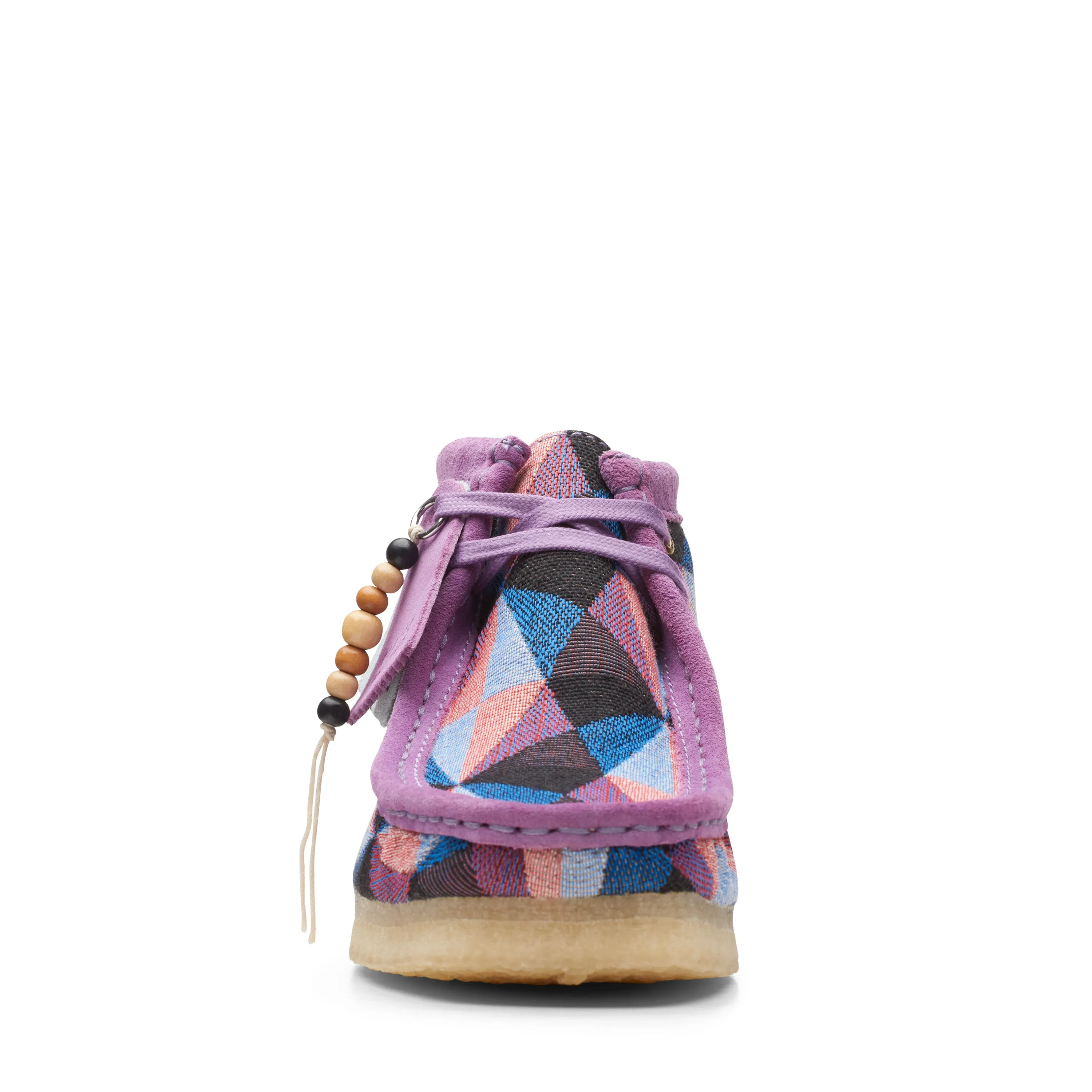 Clarks Women's Wallabee Boots Purple Combi