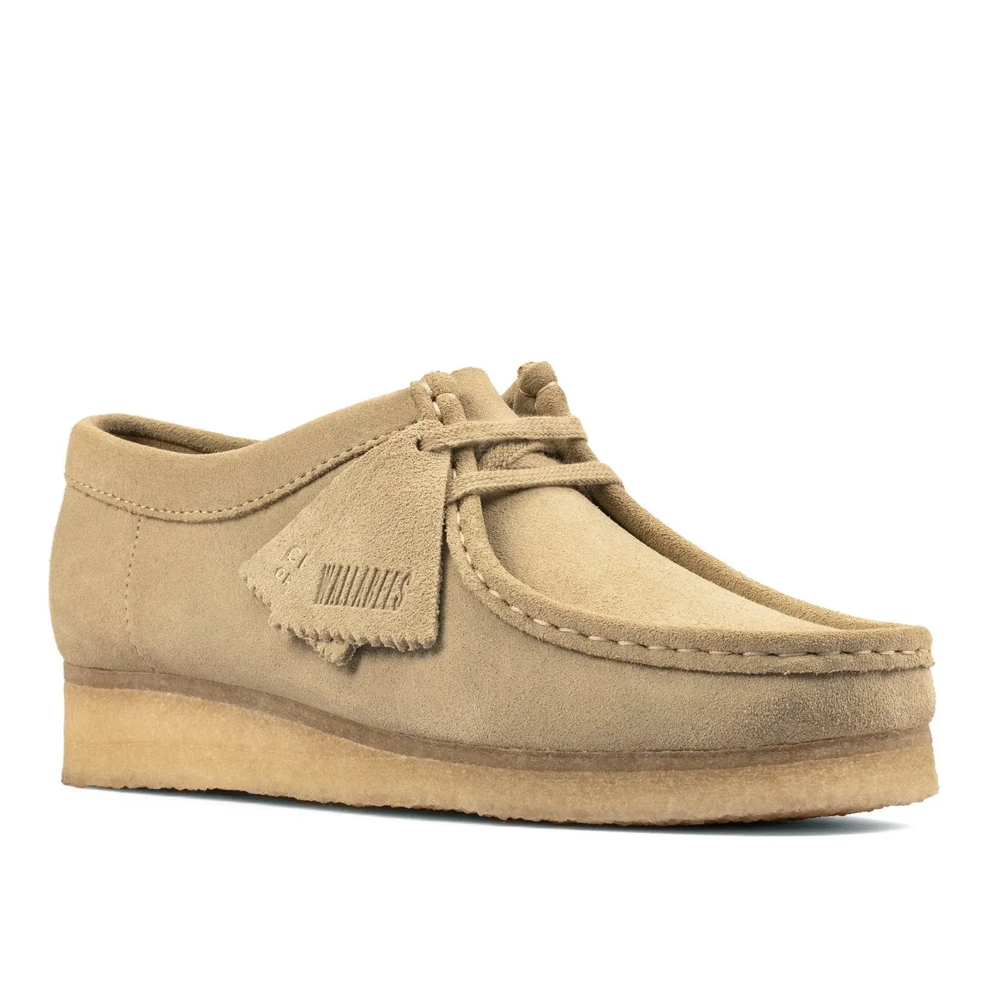 Clarks Women's Wallabee Shoes Maple Suede