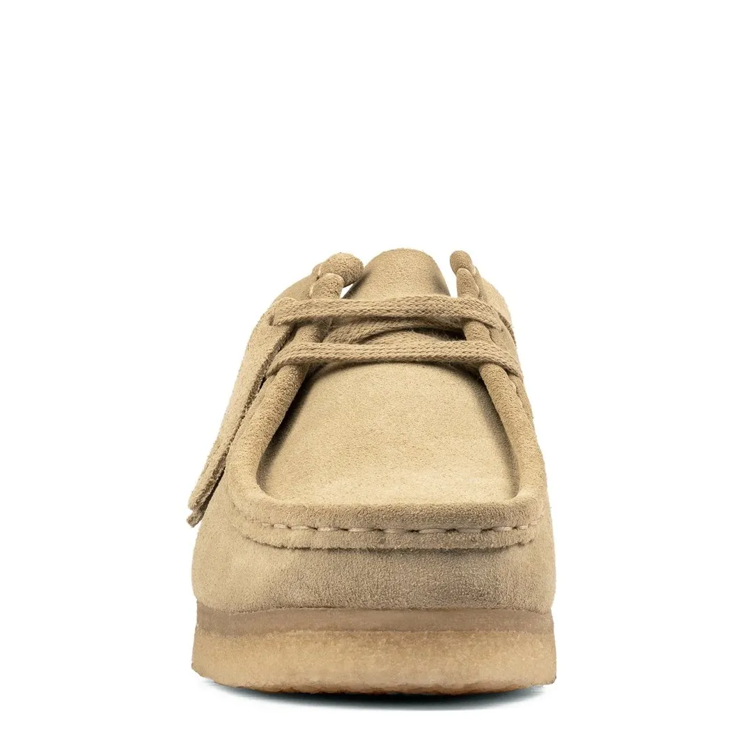 Clarks Women's Wallabee Shoes Maple Suede