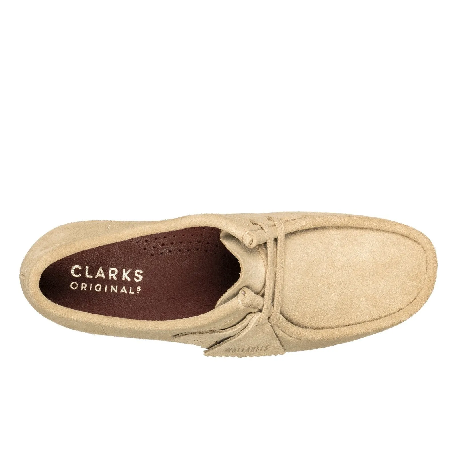 Clarks Women's Wallabee Shoes Maple Suede