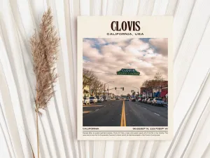 Clovis Vintage Wall Art, California, USA