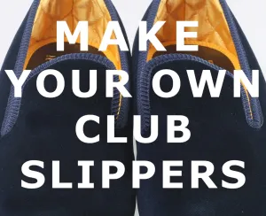 Club School and Society Velvet Slippers