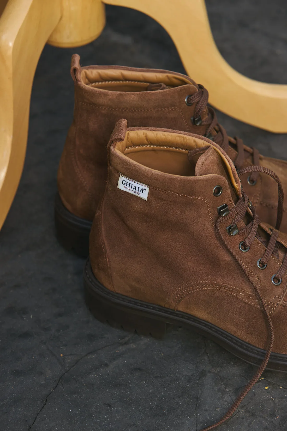 Combat Suede Hiking Boots