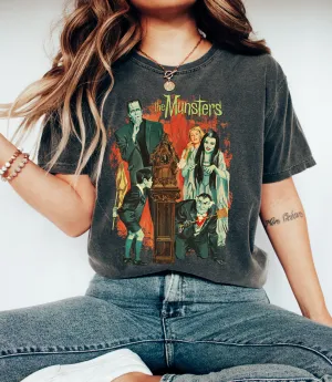 Comfort Colors or Bella Canvas The Munsters Halloween Tee/ Vintage Retro Halloween Shirts/Youth and Adult Sizes
