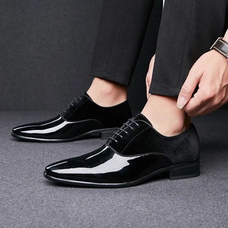 Comfortable Business, Wedding, Party And British Groom Lace-Up Shoes-Unique and Classy