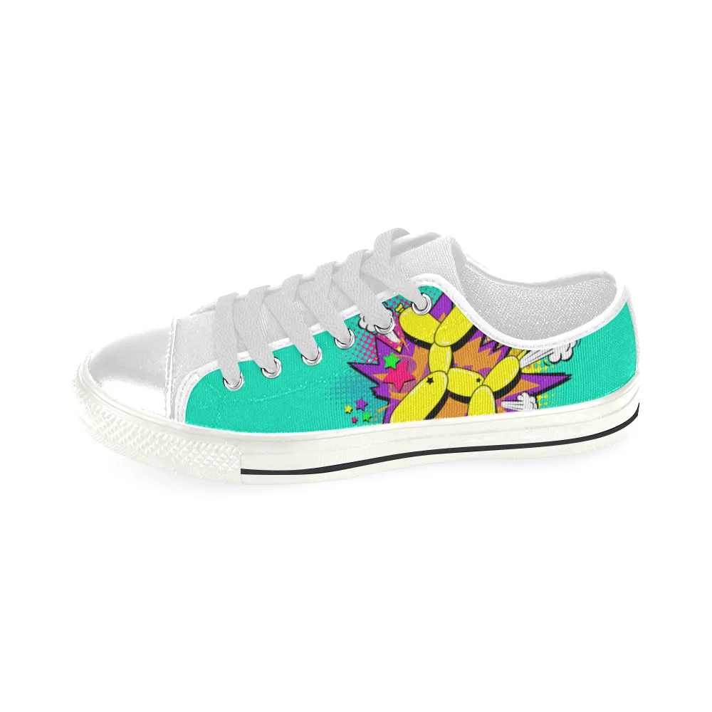 Comic Mermaid Fart - Men's Sully Canvas Shoe (SIZE 13-14)
