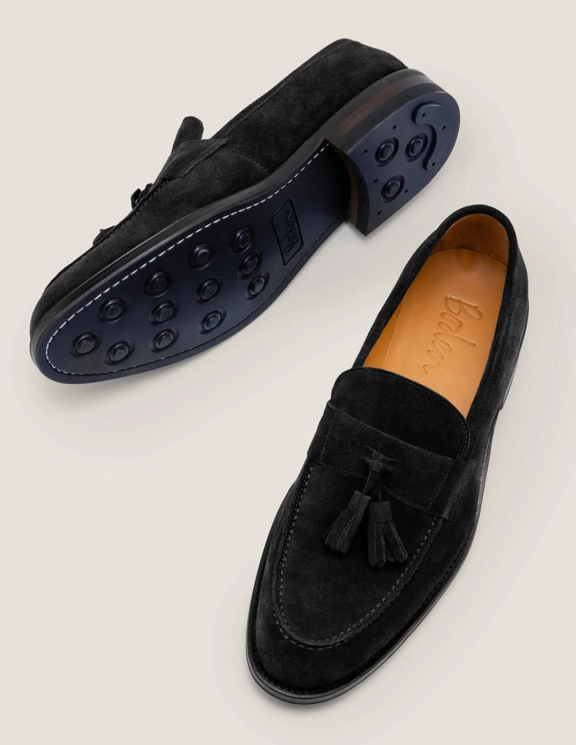 Corby Loafer-Black Suede