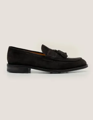 Corby Loafer-Black Suede