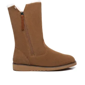 Corrine Zipper Short Boots