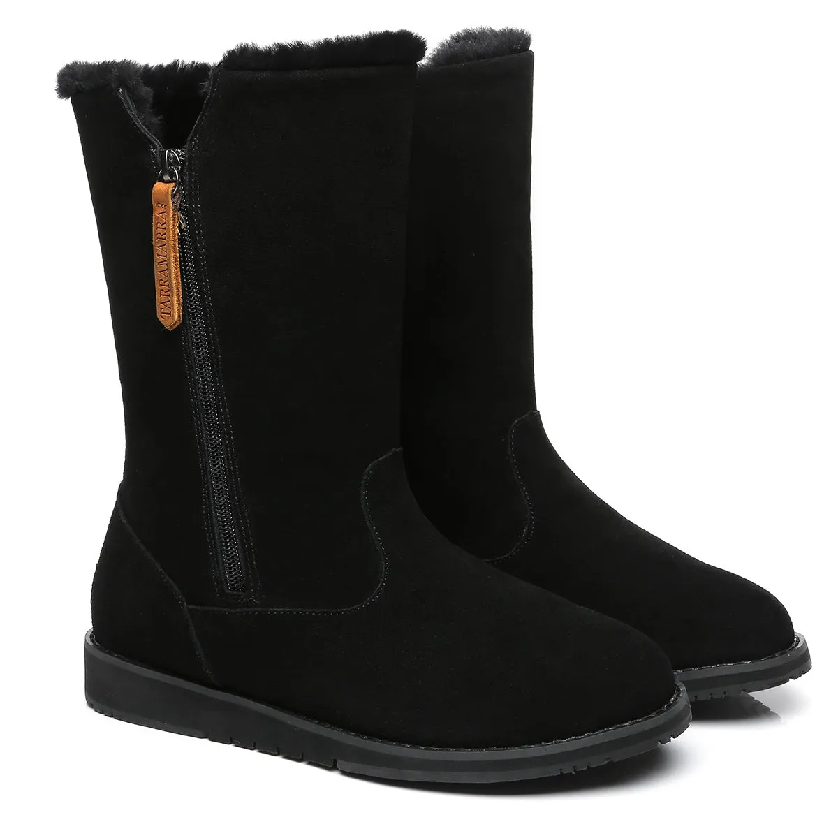 Corrine Zipper Short Boots