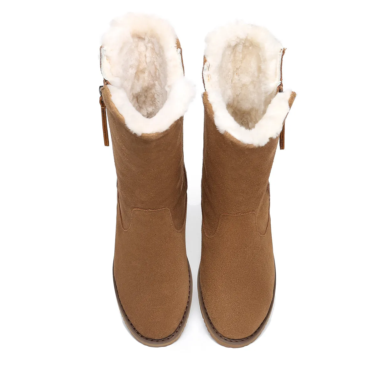Corrine Zipper Short Boots