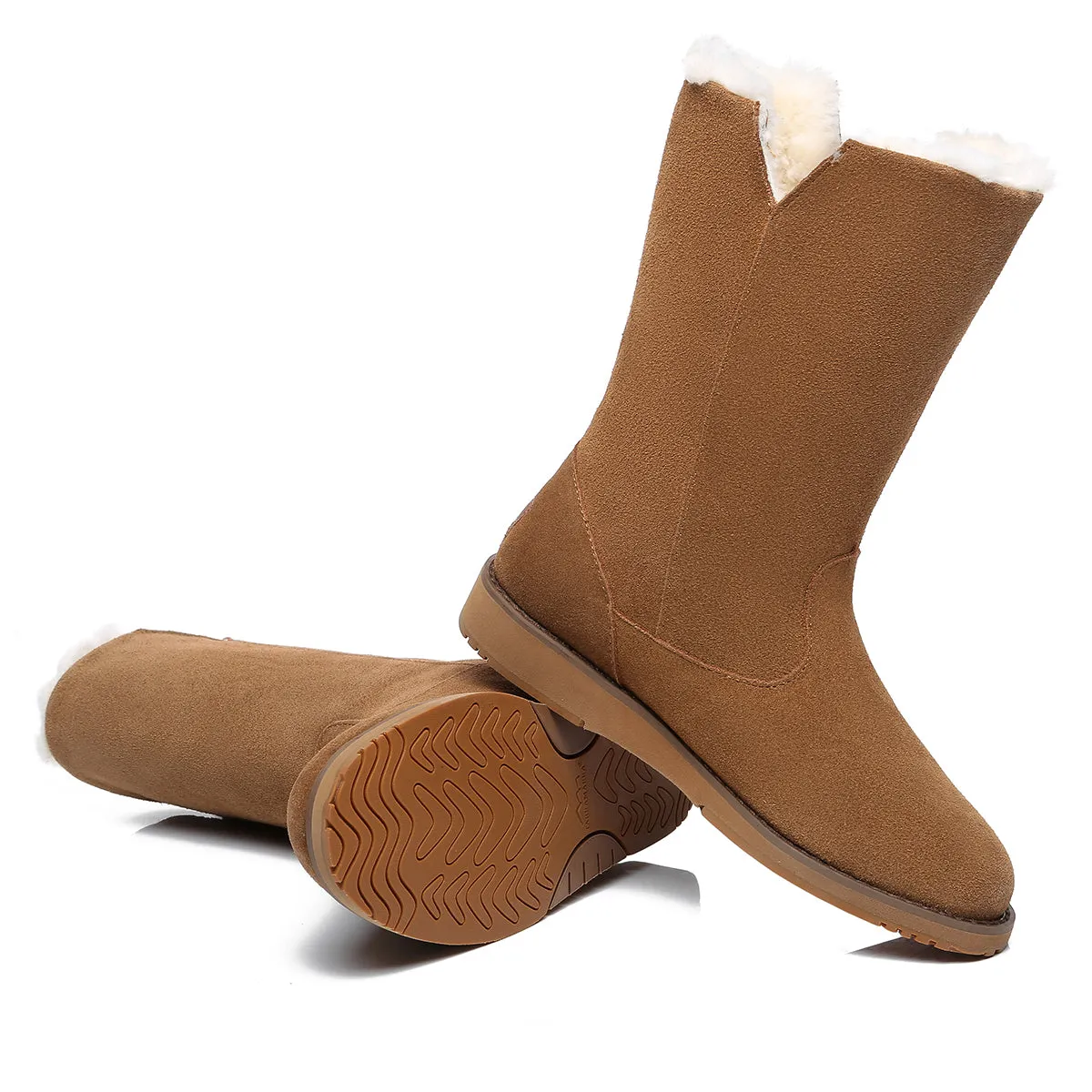 Corrine Zipper Short Boots