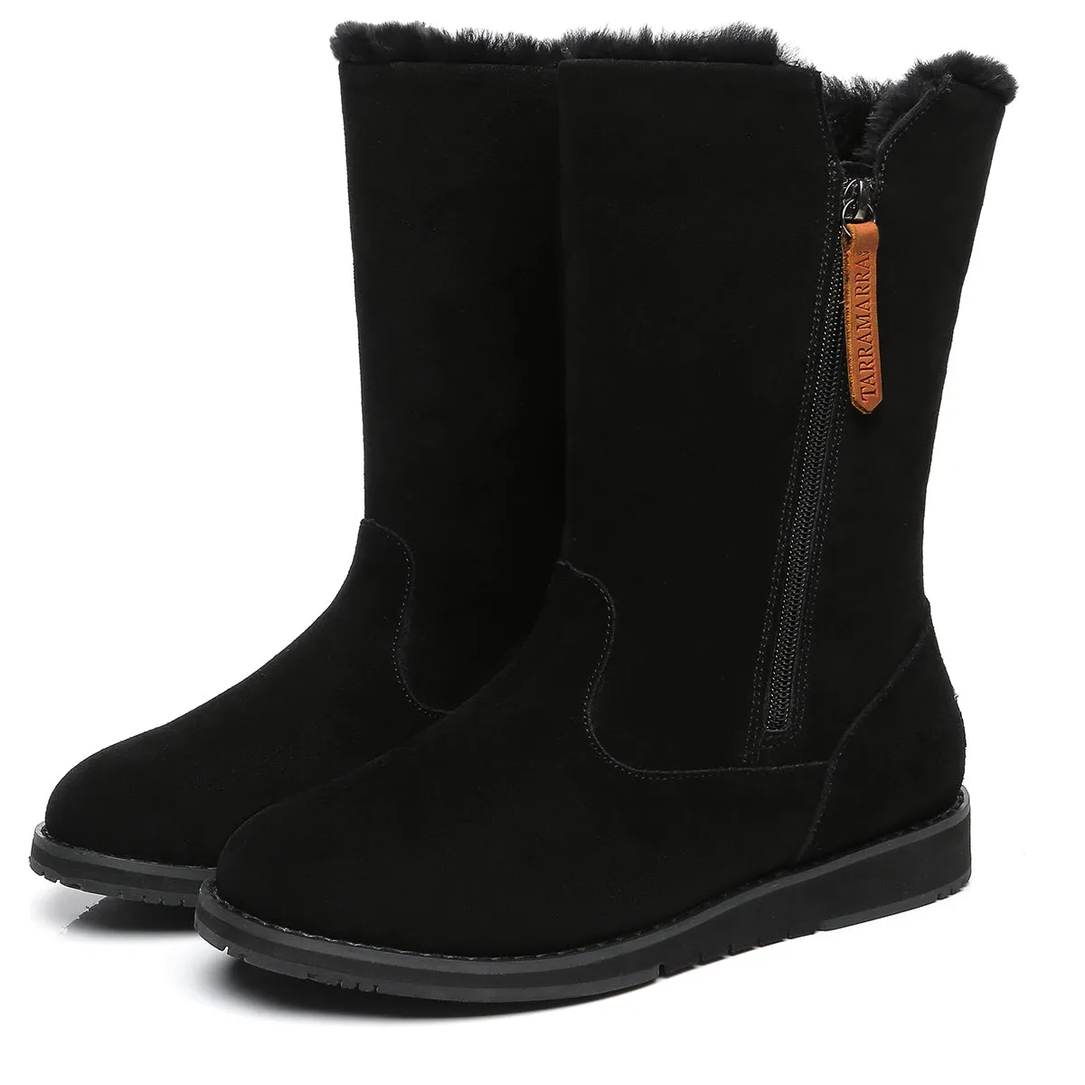 Corrine Zipper Short Boots