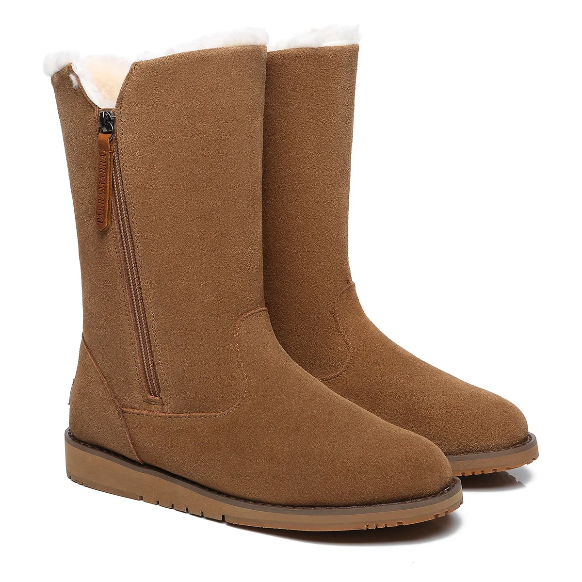 Corrine Zipper Short Boots