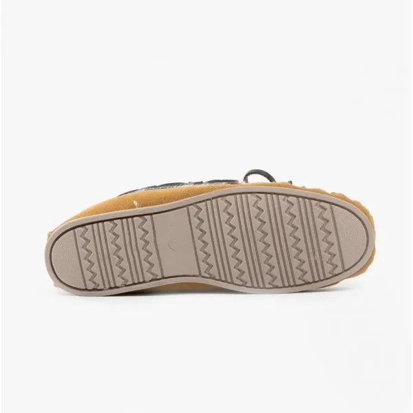 Cotswold KILKENNY Womens Moccasin Slippers Tan