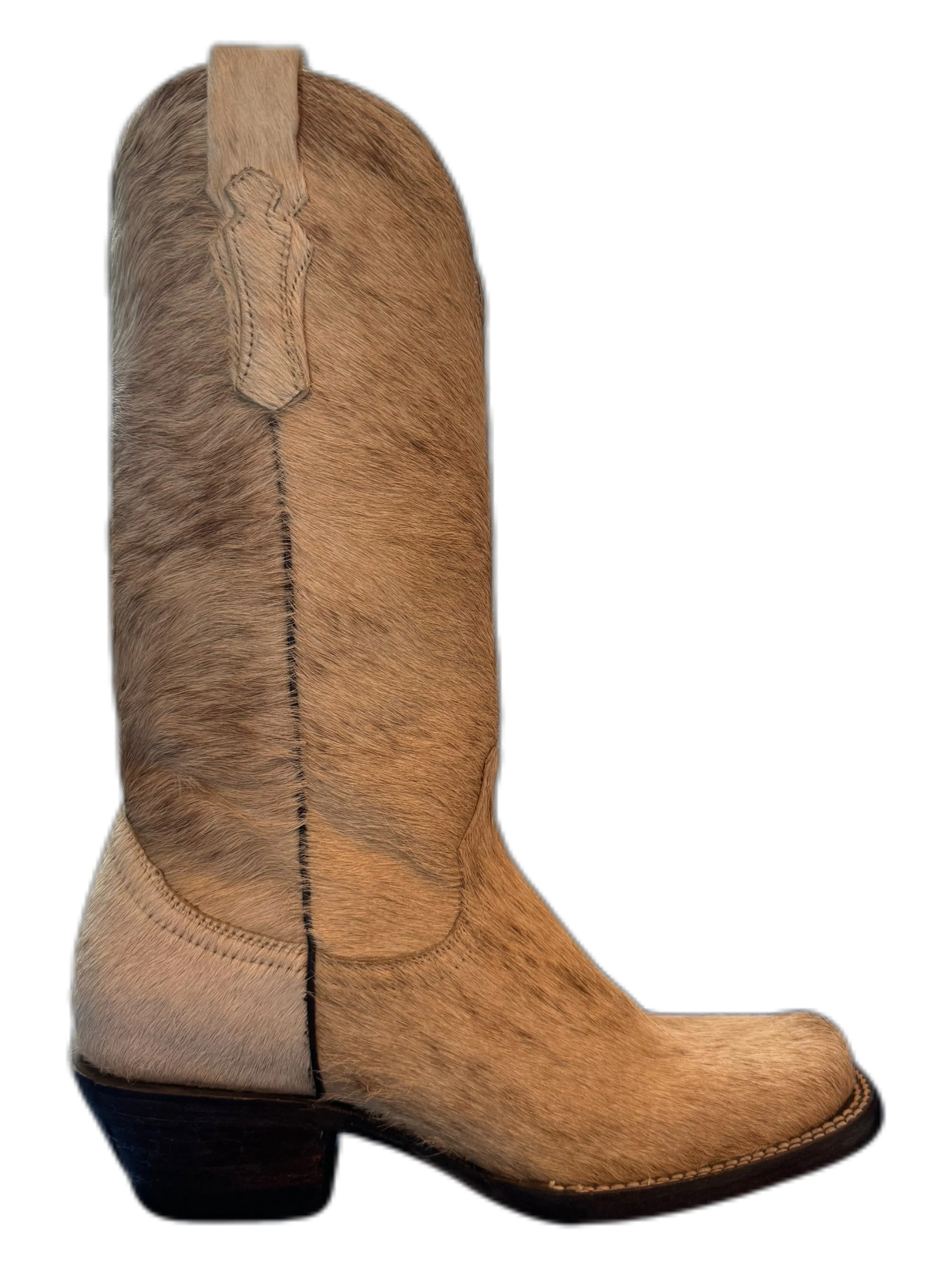 Cow Hair Boots Rodeo Toe