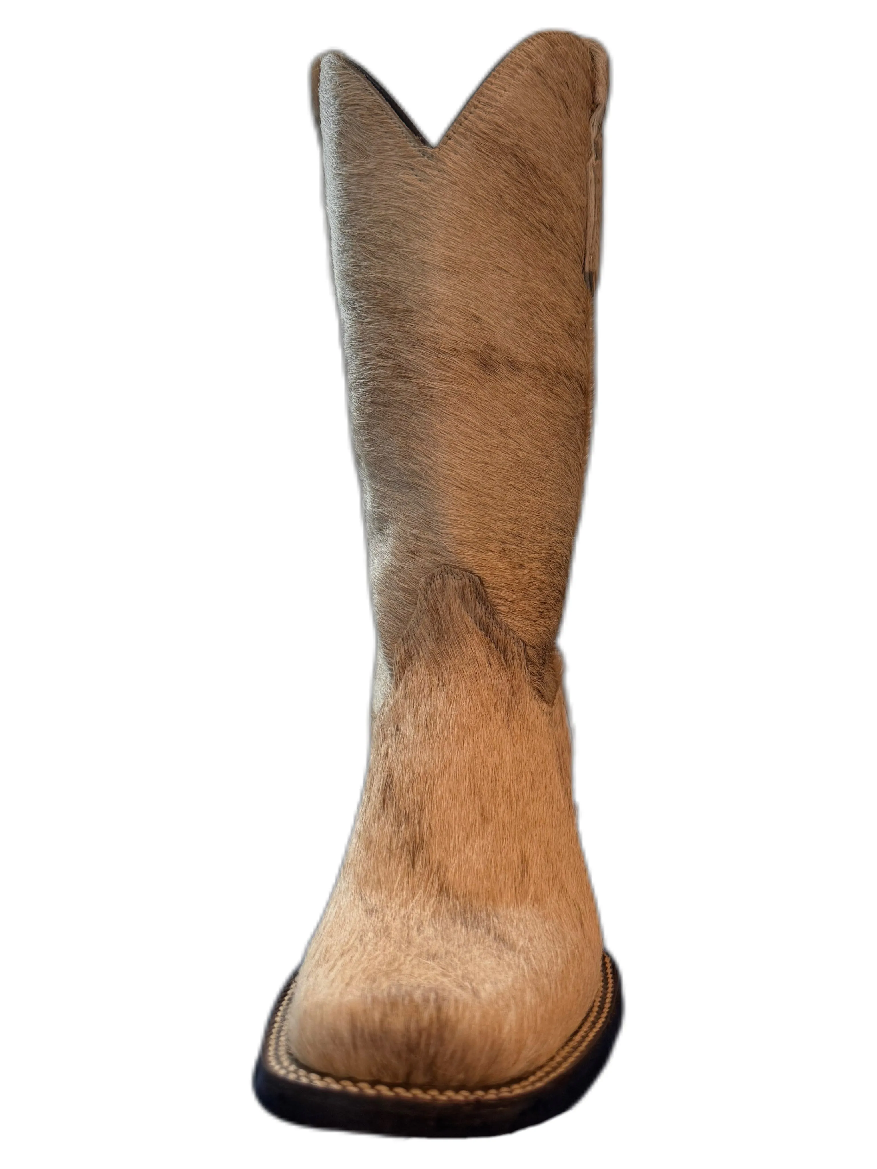 Cow Hair Boots Rodeo Toe